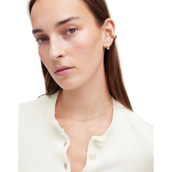 Madewell XXS Winter White Cropped Textured Knit Cardigan Sweater NWT - Picture 4 of 8